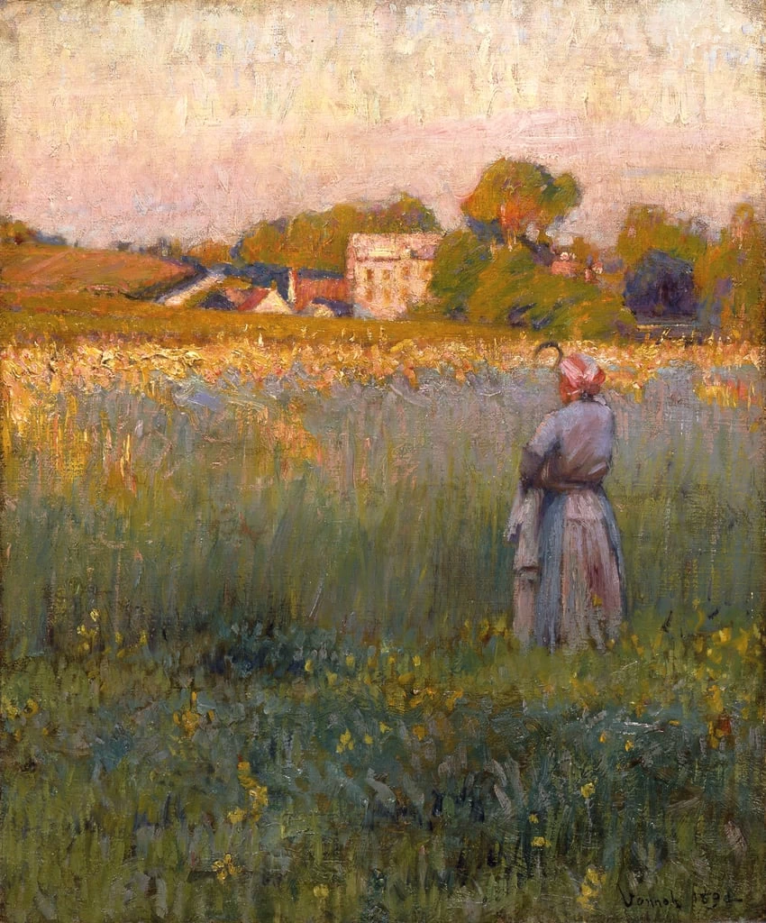 Paesaggio con contadina, 1890 - Addison Gallery of American Art, Phillips Academy, Andover
